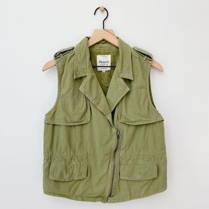 Madewell Green Utility Vest